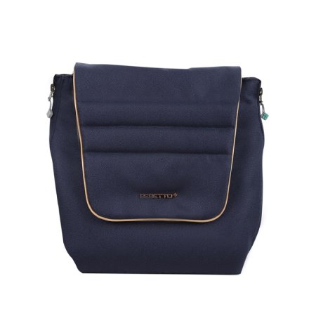 Bebetto Детская коляска 2 в 1 Torino Si / цвет черный (экокожа+ткань) / SI01 gold / рама золотая