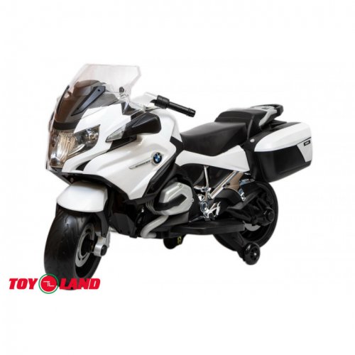 ToyLand Детский мотоцикл на аккумуляторе Moto BMW 213/ Белый