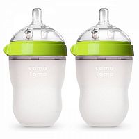Comotomo Набор бутылочек для кормления , цвет зеленый 250 мл