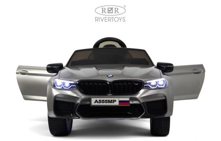 A555MP Электромобиль BMW M5 Competition (Серый глянец)
