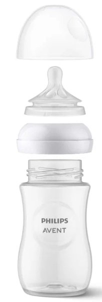 Philips Avent Набор подарочный Natural Response: 2 бутылочки 250 мл, 2 пустышки ultra soft