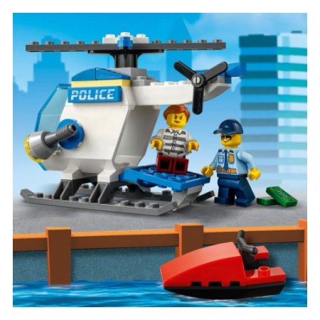 LEGO Конструктор City "Полицейский вертолёт", 51 деталь