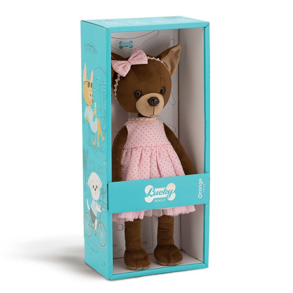Orange Toys Мягкая игрушка Собачка Lucky Kiki: Нежность /25 см