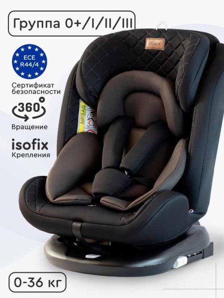 Tomix Автокресло Major IsoFix (0-36 кг) / цвет чёрный