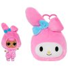 (м.) ЛОЛ СЮРПРАЙЗ Двусторонняя плюшевая игрушка с куклой Hello Kitty & Friends с аксесс.