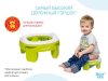 ROXY-KIDS Дорожный горшок 2в1 HandyPotty в фирменной сумке /цвет лайм