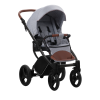 Bebetto Детская коляска 2 в 1 Luca / цвет серый 12, рама черная