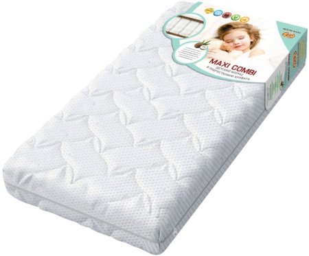 Boom Baby Матрас детский пружинный Maxi Combi / цвет белый