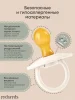 Комплект пустышек из натурального латекса S (0-6 мес), 2 шт,  Buttercream /Dymkovsky toy