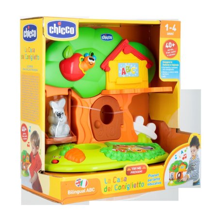 Chicco Говорящий домик Bunny House / цвет зеленый, коричневый