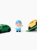 Игрушечный паром Happy Baby HAPPY FERRY, для ванной и бассейна, в комплекте: кораблик, 4 машинки, 2 человечка