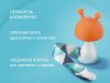 Roxi Kids Силиконовый прорезыватель Mushroom с держателем в футляре / цвет оранжевый