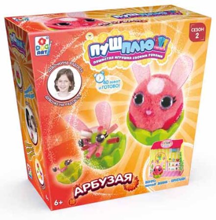 1Toy Пуш-Плюш Набор для творчества "Арбузая"
