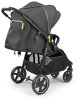 Happy Baby Коляска прогулочная Ultima V2 X4, 4 колеса, съемный бампер / black