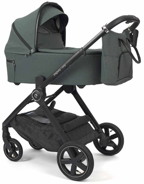 Espiro Коляска 2 в 1 Only 2022 / цвет Graphite Anthracite (серо-зеленый)