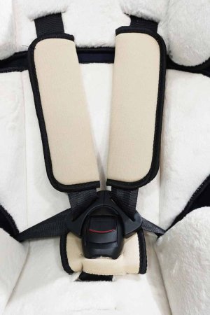 Bambini Moretti Детское автомобильное кресло BM-303 / группа 0+/I, Lux, цвет / темно - синий-бежевый