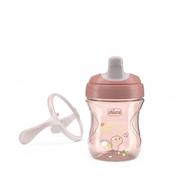 Поильник Chicco Training Cup 6м+, розовый 00006921150000
