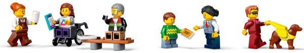 Lego Конструктор City "Трамвай и остановка в центре города"
