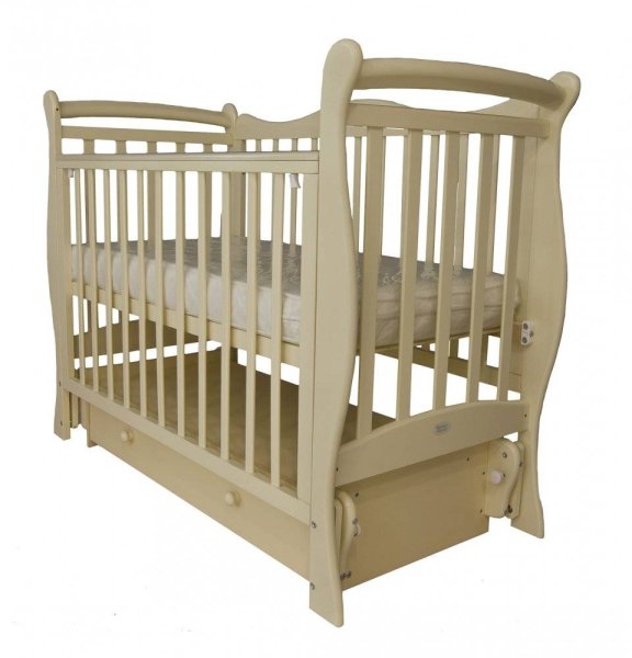 Bambini Moretti Кроватка "Амадеа" универсальный маятник / цвет слоновая кость