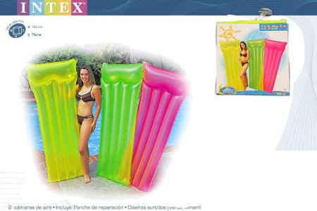Intex Надувной матрас Неон 22165 / цвет в аасортименте