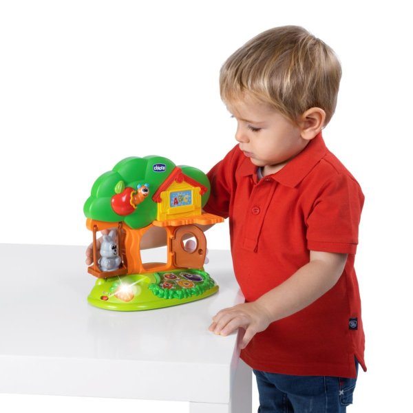 Chicco Говорящий домик Bunny House / цвет зеленый, коричневый