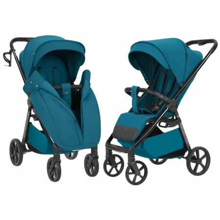 5530 Коляска CARRELLO Bravo Carbon  (Azure Blue)