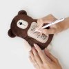 Мякиши Игрушка 3 в 1 "Мишка с метрикой" с вишнёвыми косточками