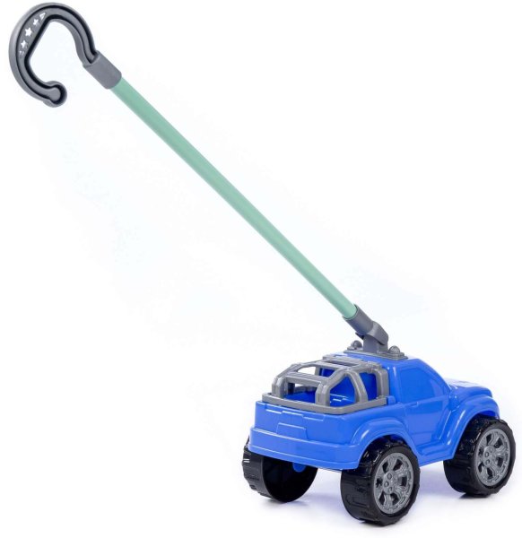 Полесье Автомобиль-каталка "Боби" с ручкой / цвет синий