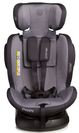 Peppy Автокресло Premier Isofix I-Size (0-36 кг) / цвет black (черный)