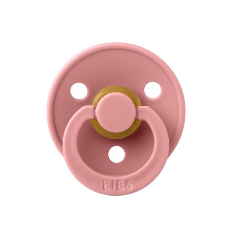 Пустышка латексная BIBS Colour Symmetrical - Dusty Pink, 0+ месяцев.