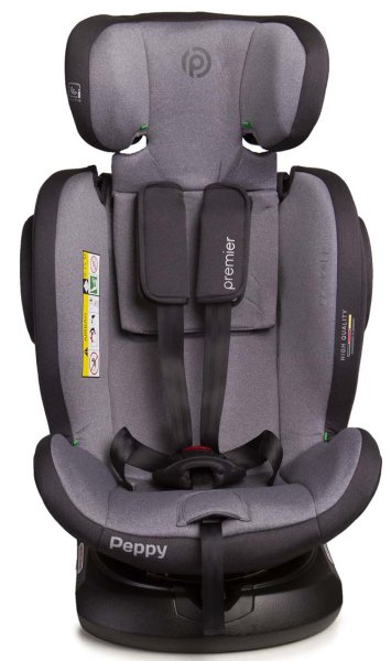 Peppy Автокресло Premier Isofix I-Size (0-36 кг) / цвет black (черный)