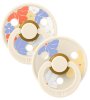 Bibs Набор латексных пустышек Studio Colour, 0+ Morning Bloom - Ivory Mix