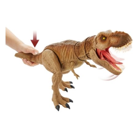 Mattel Фигурка Jurrasic World Рычащий динозавр Ти-Рекс