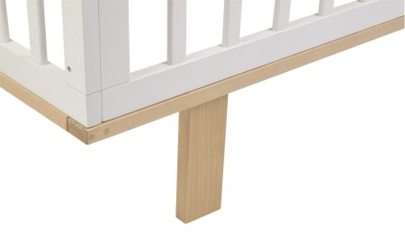 Polini kids Кроватка детская Simple 340 / белый- натуральный