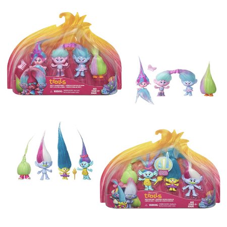 Hasbro Trolls Игровой набор 4 Тролля