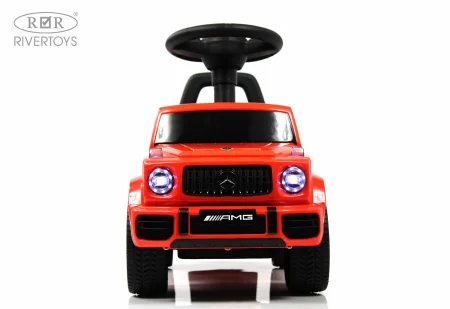 Rivertoys Толокар Mercedes-Benz GL63, с ручкой / цвет красный
