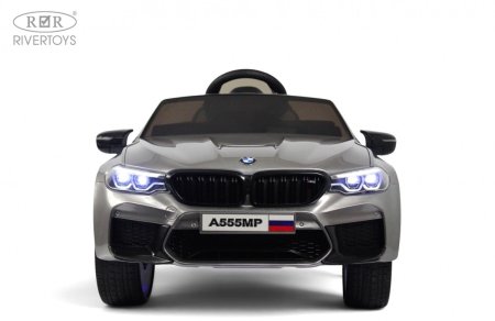 A555MP Электромобиль BMW M5 Competition (Серый глянец)