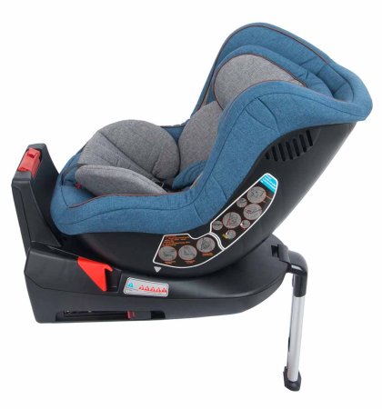 Leader Kids Автокресло 0-18 кг Kioto Isofix, 0-1 гр, цвет / Blue (джинс)