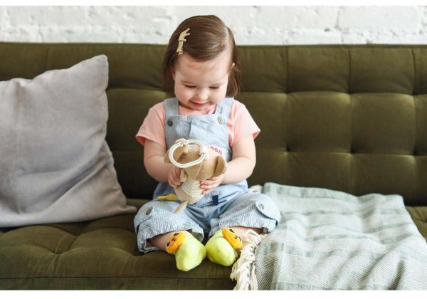 Крошка Я Подвеска мягкая с вибрацией «Слоник Няша»