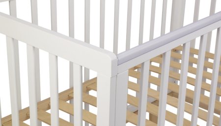 Polini kids Кроватка детская Simple 340 / белый- натуральный