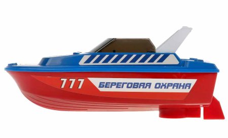 Технодрайв Игрушка «Катер. Береговая охрана» / цвет синий-красный