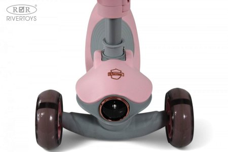 Rivertoys Самокат-беговел HB-603 / цвет розовый