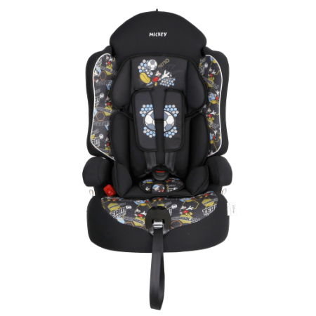 Siger Автокресло для детей серия Disney, Драйв / группа I/II/III /  Микки Маус футбол черный