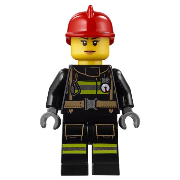 Lego city fire конструктор пожар в бургер-кафе / разноцветный