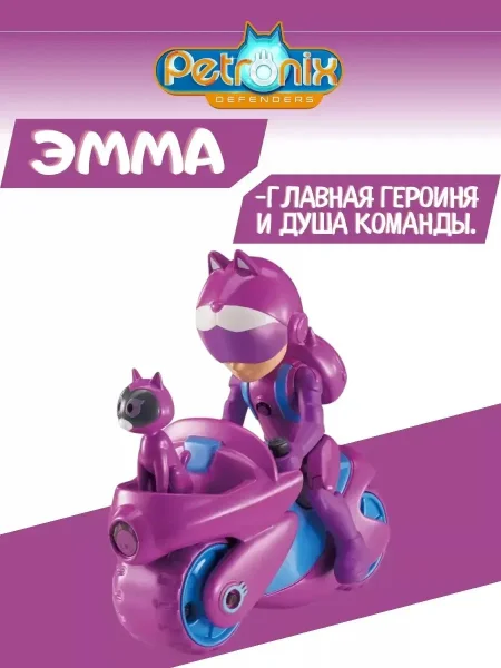 Петроникс. Игровой набор фигурка героя Эмма и рюкзак. Petronix