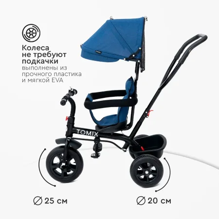 Tomix Велосипед трехколесный Baby Trike /цвет Dark Blue/тёмно-синий