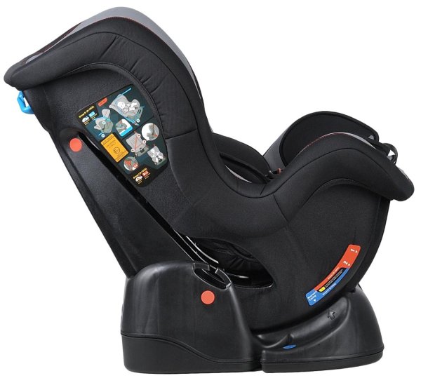 Farfello Автокресло GE-B / цвет grey-black/серо-черный