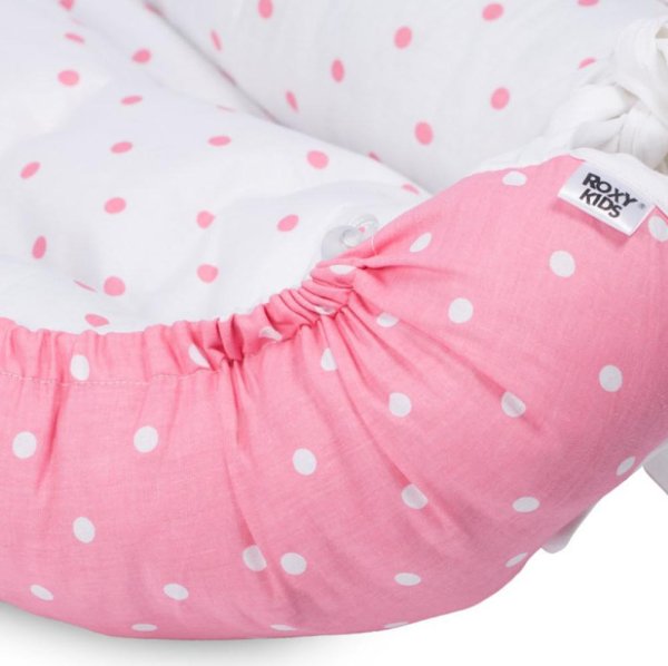 Roxy-kids Кокон-гнездо для новорожденных / цвет розовый