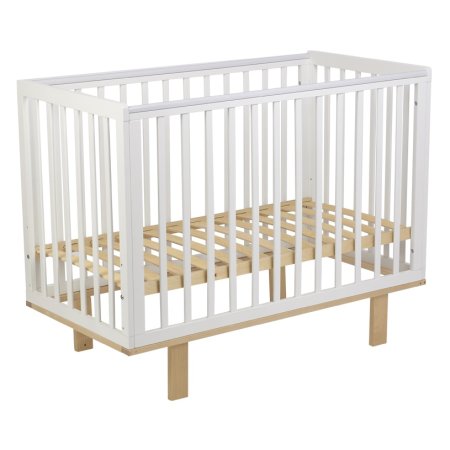 Polini kids Кроватка детская Simple 340 / белый- натуральный