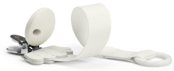 Elodie Клипса для пустышки Wood Vanilla White New